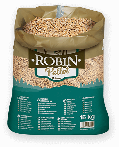 worek pelletu opałowego Robin do kupienia w Jutrosinie lub sklepie internetowym